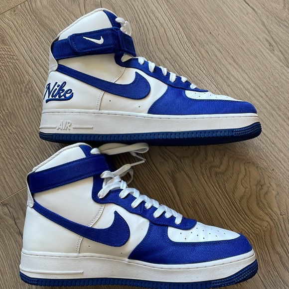 Nike Air Force 1 High '07 LV8 EMB 'Dodgers' - Picture 2 of 9